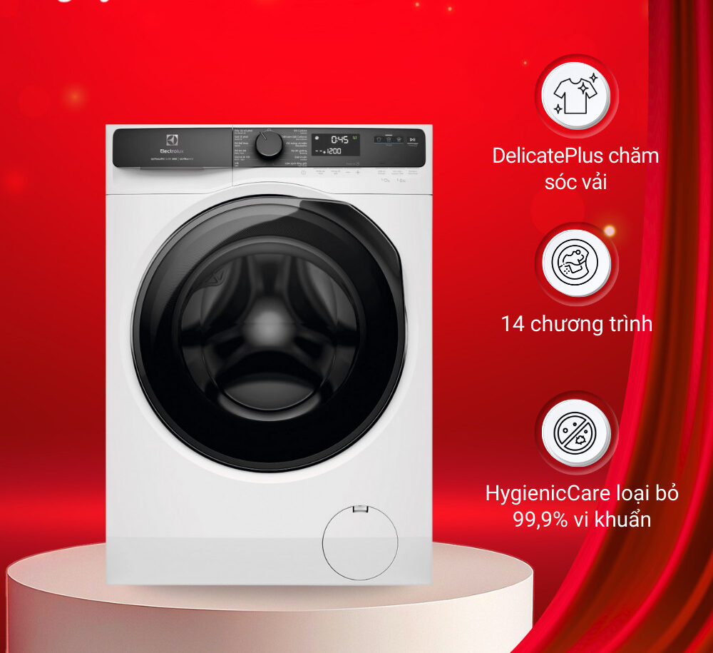 Tải app AX88 ngay để nhận thưởng khủng Electrolux cửa trước EWF1343P5WC có gì nổi bật? Khám phá công nghệ giặt sạch UltimateCare 500 mới 2026