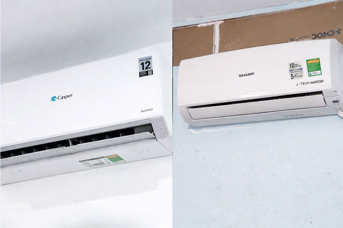 so-sanh-dieu-hoa-15 So sánh điều hòa Casper QC-09IU36A và Sharp AH-X10ZEW, nên mua máy ở tầm trung?