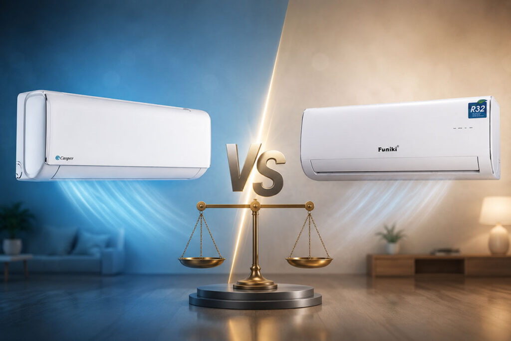 So sánh điều hòa Casper SC-24FB36M và Funiki HSC24TMU: Kẻ tám lạng, người nửa cân