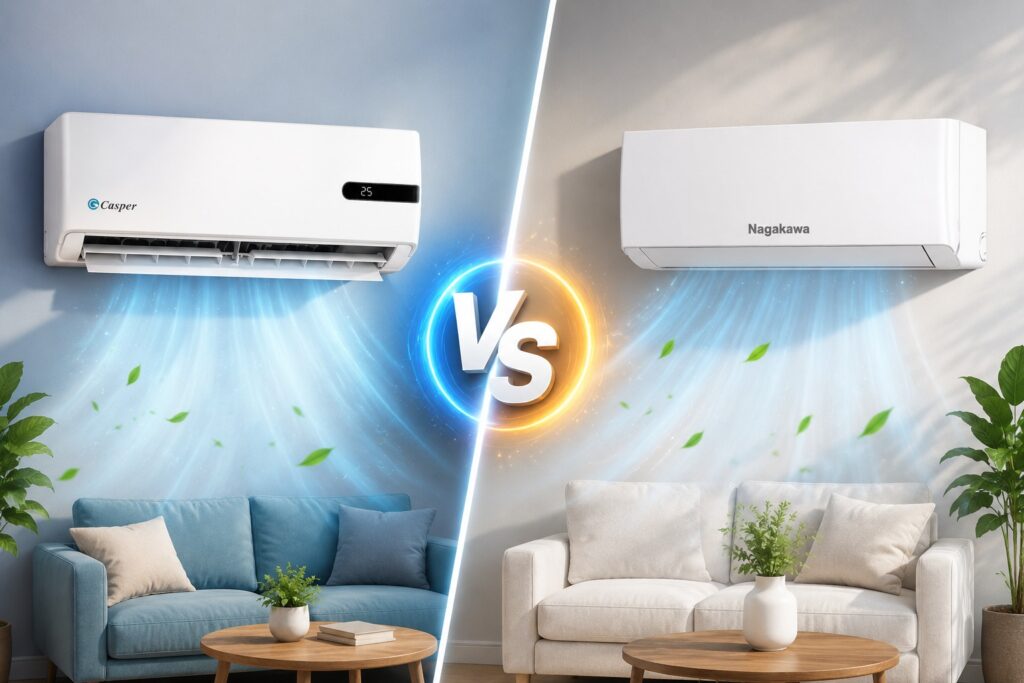 Nên mua AX88 comvip Slot & Nổ hũ nào, giữa điều hòa Casper GC-12IB36 và Nagakawa NIS-C12R2U51?