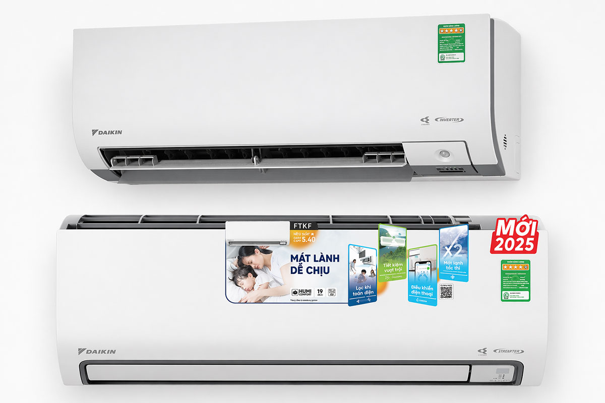 so-sanh-dieu-hoa-8 So sánh điều hòa Daikin FTKM25AVMV và FTKF25ZVMV, nên mua dòng cao cấp hay tầm trung?