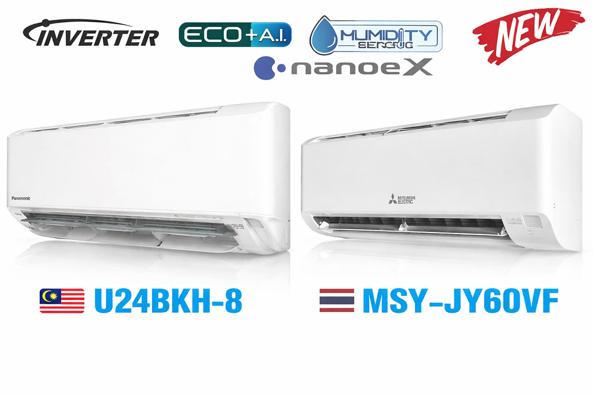 so-sanh-dieu-hoa-9-1 So sánh chi tiết giữa điều hòa Panasonic CS-U24BKH-8 và Mitsubishi Electric MSY-JY60VF