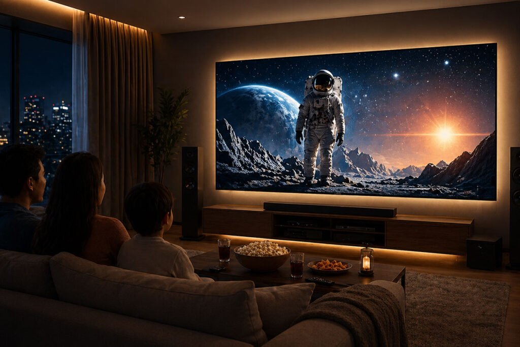 Với google tivi Sony 85 inch K-85XR50 biến phòng khách thành rạp phim IMAX