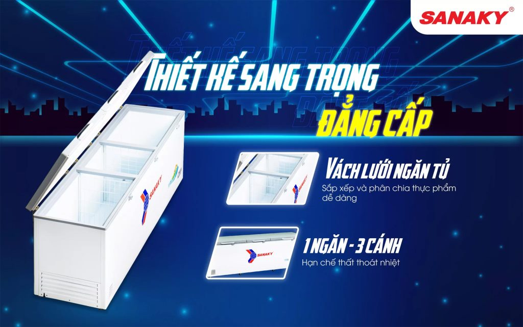 Tủ đông Sanaky VH-1199HY4K những lợi ích không thể bỏ qua