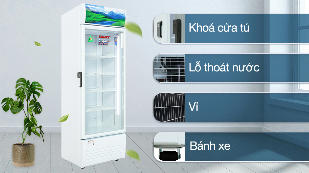 Tủ mát Sanaky Inverter 1 cánh VH-3589K3 - những ưu điểm nổi bật