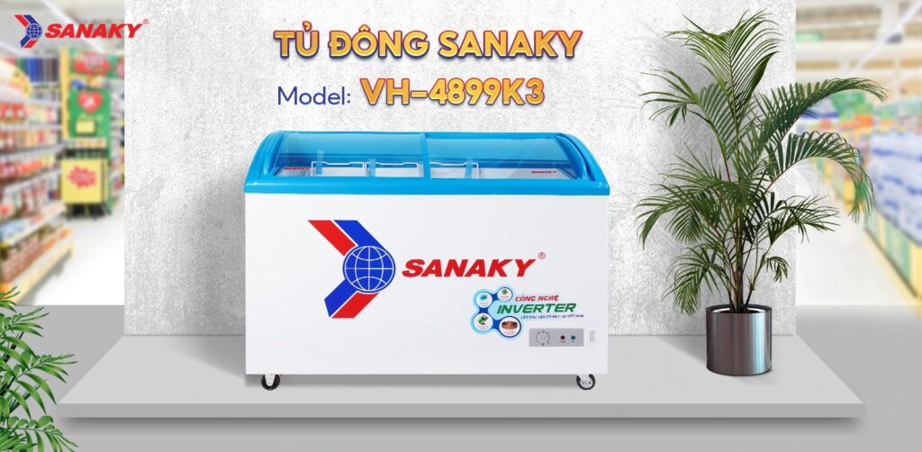 Đánh giá tổng quan về tủ đông Sanaky 340 lít VH 4899K có tốt không, có nên mua?