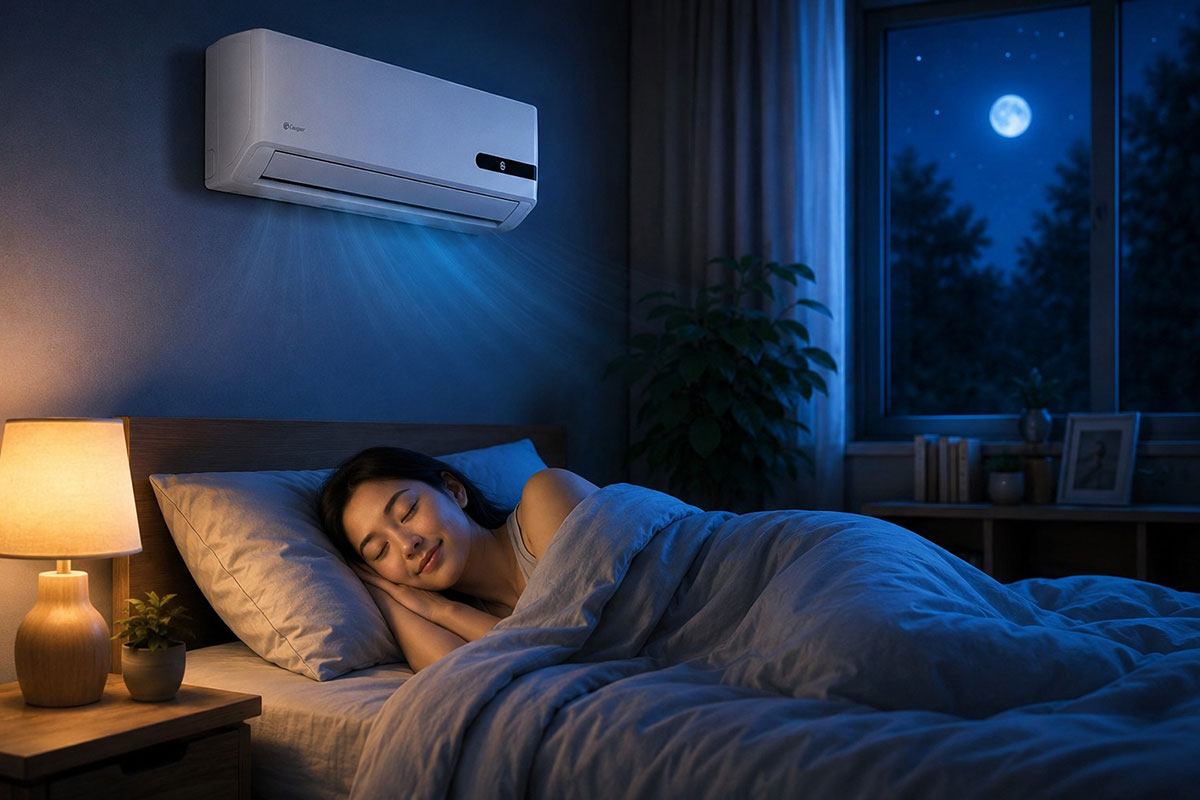 Trải nghiệm chế độ ngủ đêm của điều hòa Casper GC-09IB36 có thực sự êm ái? Trải nghiệm chế độ ngủ đêm của điều hòa Casper GC-09IB36 có thực sự êm ái?