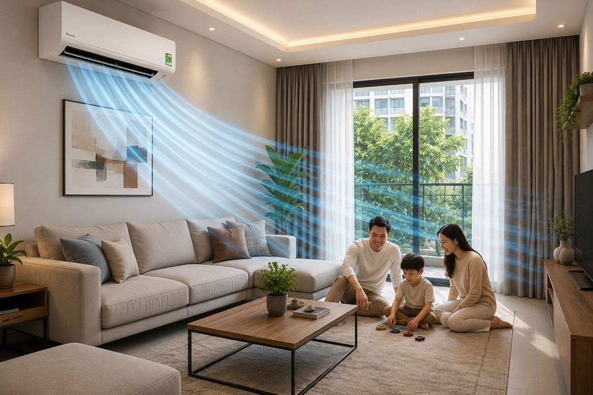 Phòng 20 – 30m2 lắp điều hòa Daikin FTF50XV1V có bị thừa hay thiếu công suất không? Phòng 20 – 30m2 lắp điều hòa Daikin FTF50XV1V có bị thừa hay thiếu công suất không?