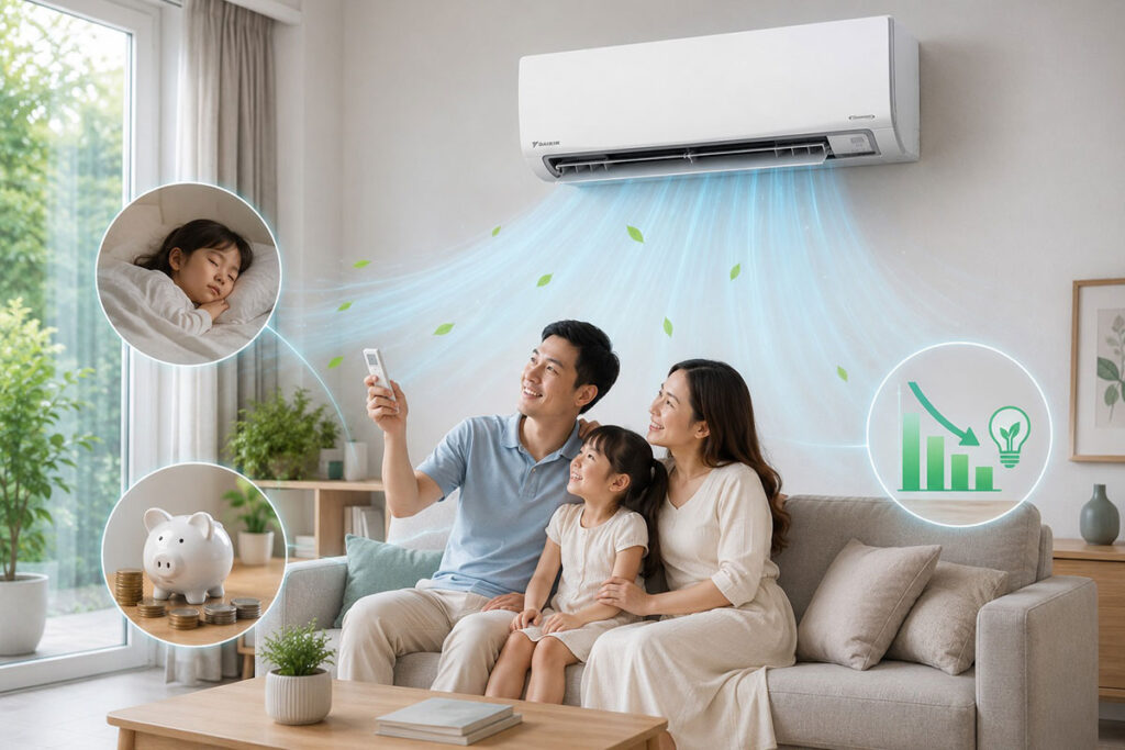 Điều hòa Daikin 9000 1 chiều Inverter FTHB25ZVMV làm mát nhanh, nhiệt độ ổn định