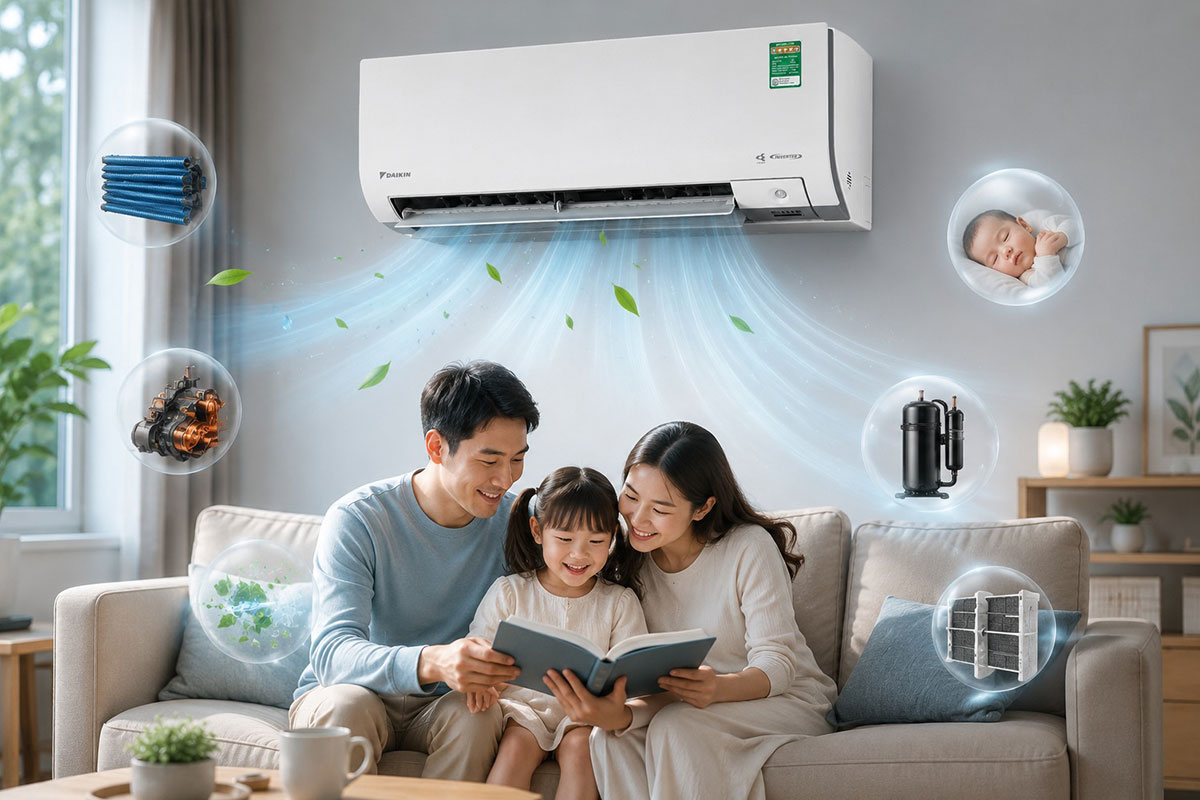 Vì sao điều hòa Daikin 9000btu FTKM25AVMV được ưa chuộng mặc dù giá thành cao? Vì sao điều hòa Daikin 9000btu FTKM25AVMV được ưa chuộng mặc dù giá thành cao?