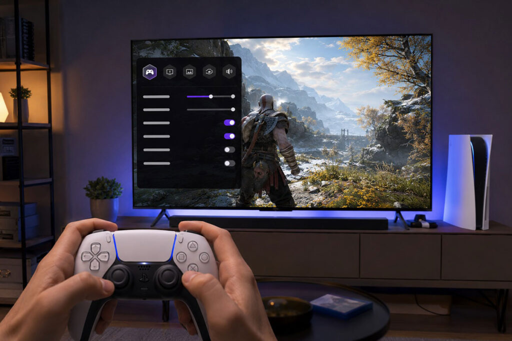Cách thiết lập Game Menu tối ưu đồ họa khi chơi PS5 trên Google Ax88 one link truy cập