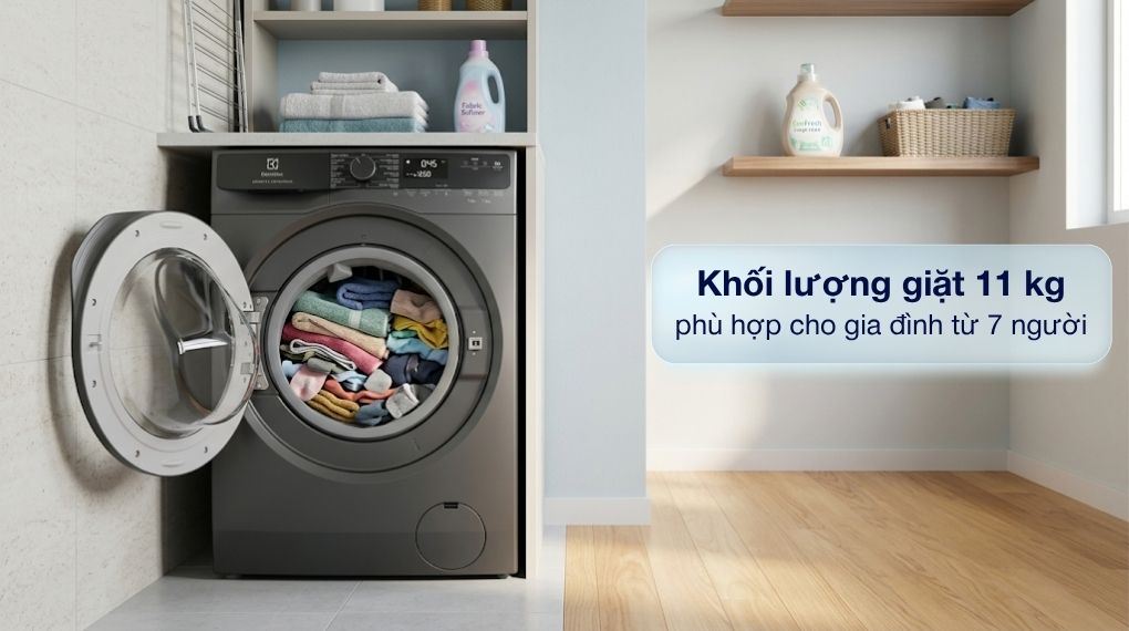 Có nên mua máy giặt Electrolux 11kg EWF1143P5SC?