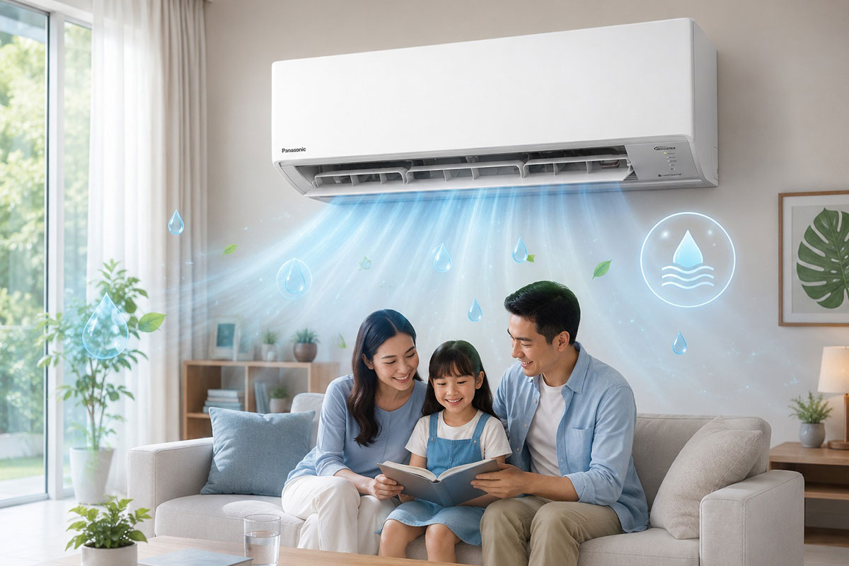 Điều hòa Panasonic CS-RU18CKH-8D và những lợi ích từ công nghệ cân bằng ẩm Humidity Sensor Điều hòa Panasonic CS-RU18CKH-8D và những lợi ích từ công nghệ cân bằng ẩm Humidity Sensor