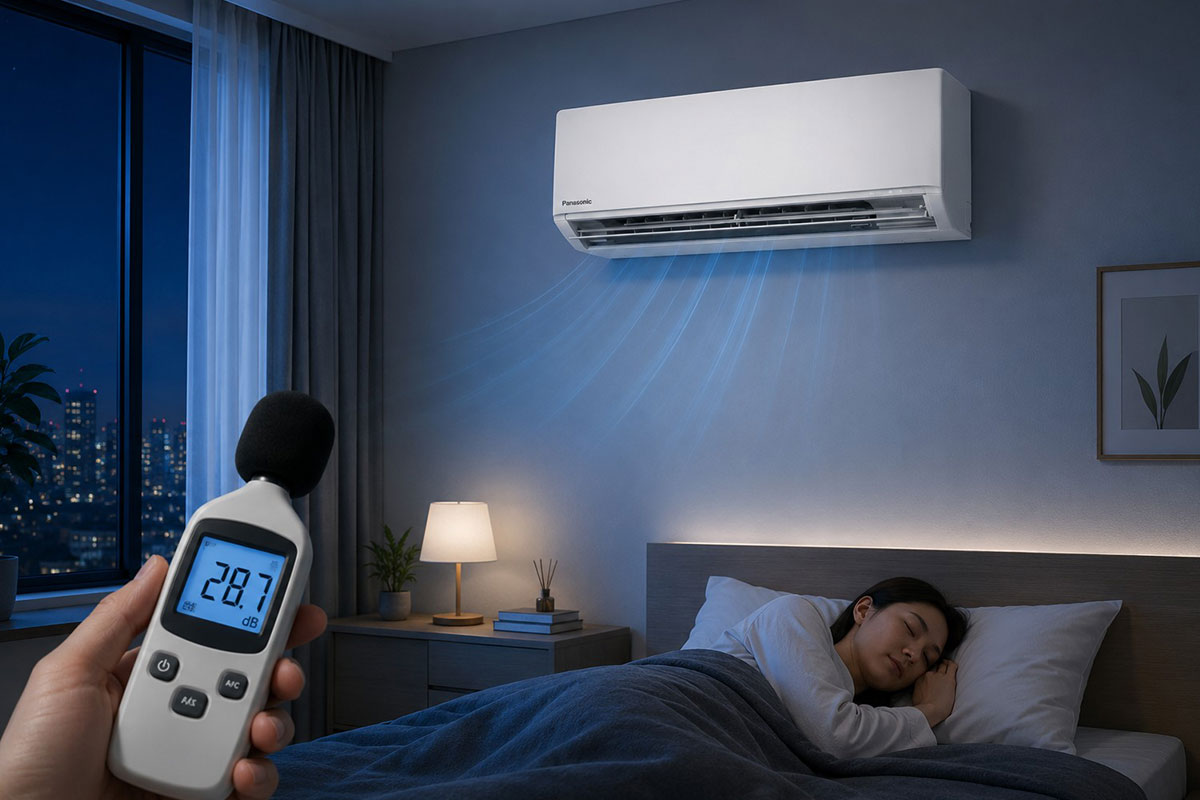 Điều hòa Panasonic 18000btu CS-U18BKH-8 có ồn không? Đánh giá độ ồn thực tế Điều hòa Panasonic 18000btu CS-U18BKH-8 có ồn không? Đánh giá độ ồn thực tế
