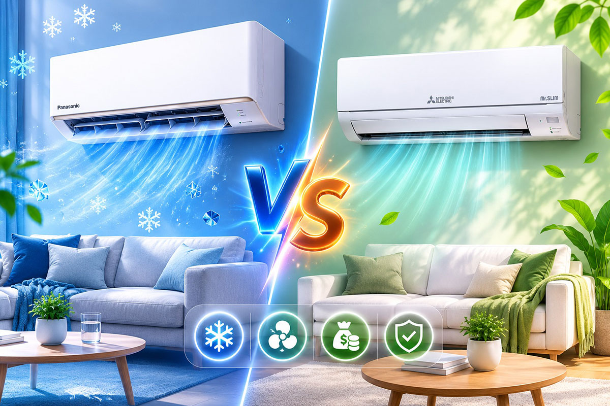 So sánh nhanh Panasonic CS-N12AKH-8 và Mitsubishi Electric MS-JS35VF So sánh nhanh Panasonic CS-N12AKH-8 và Mitsubishi Electric MS-JS35VF