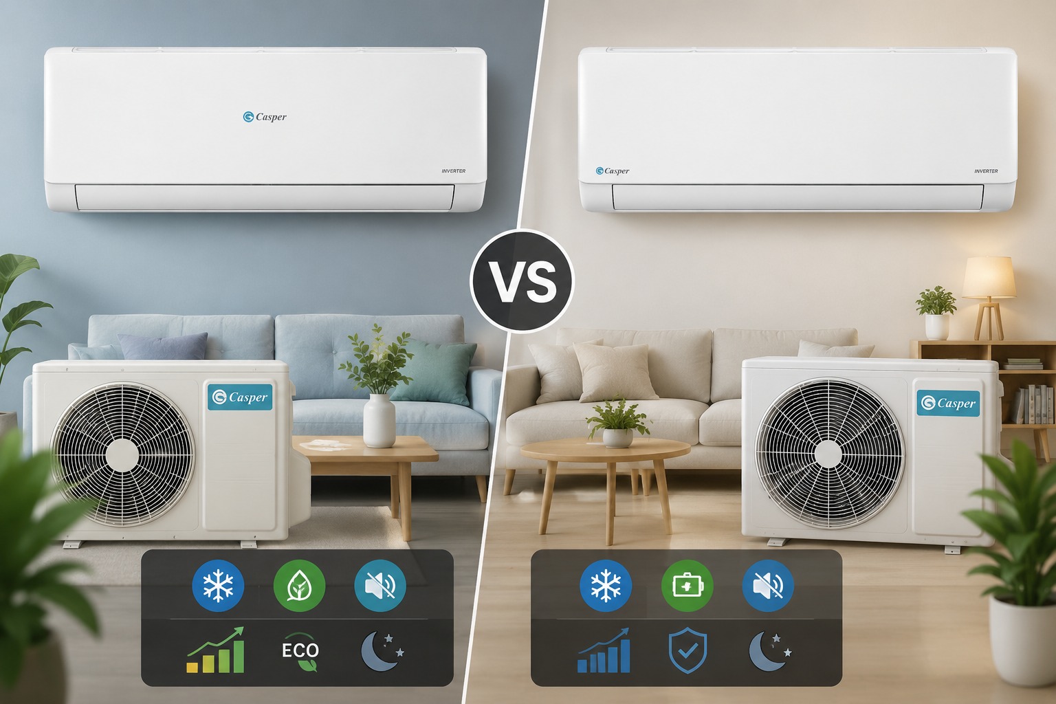 Tổng quan nhanh về Casper JC-24IU36 và SC-24FB36M Tổng quan nhanh về Casper JC-24IU36 và SC-24FB36M
