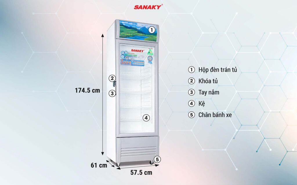 Có gì bên trong tủ mát Sanaky Inverter VH-308K3L 300 Lít bán chạy nhất hiện nay?
