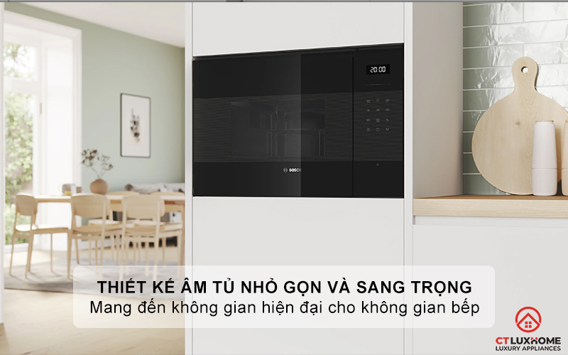 Thiết kế âm tủ nhỏ gọn và sang trọng, tạo sự thẩm mỹ cho Ax88 one giaitri tructuyen bếp